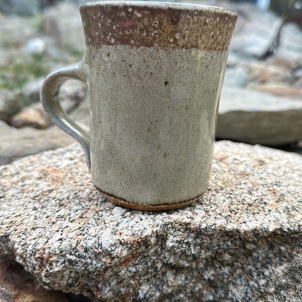 Monroe Salt Works Apple Blossom Mug Maine Pottery Stoneware Discontinued - Picture 4 of 6